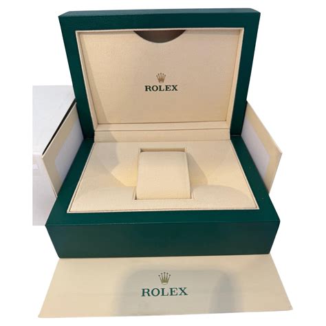 large rolex box|empty Rolex watch box.